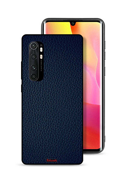 Tolwak غطاء حماية جلدي بنقشة لهاتف شاومي مي نوت 10 لايت