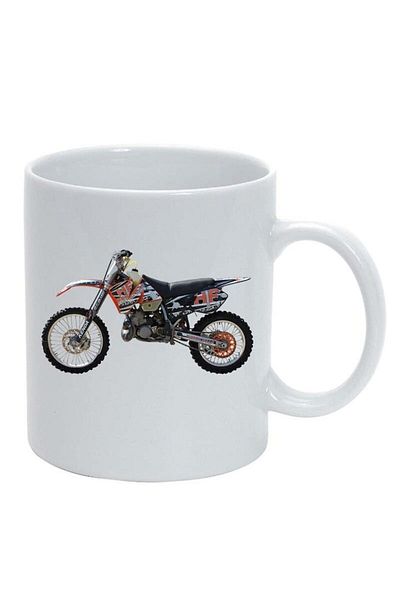INOVATIX Personalized white mug, Motor, white, D55, INOVATIX®. 330ml