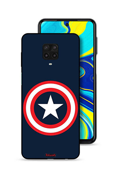 Tolwak Xiaomi Redmi Note 9S Protective Case Cover Captain America