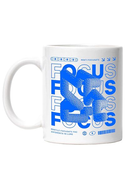 INOVATIX Personalized white mug, Focused Minds Make a Difference - Focus, INOVATIX®. 330ml