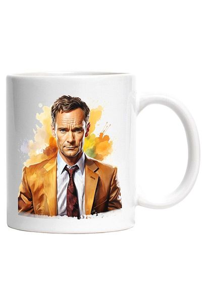 INOVATIX Cana alba personalizata, Barney Stinson, Serial, How I Met Your Mother, Costum, INOVATIX®. 330ml