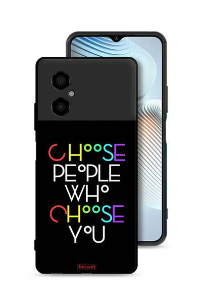 Tolwak غطاء حماية لهاتف Xiaomi Poco M4 5G اختر الأشخاص الذين يختارونك