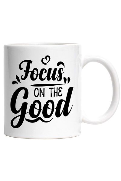 INOVATIX Personalized white mug, for those who focus on good things, INOVATIX®. 330ml