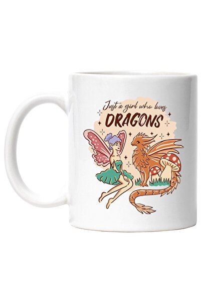 INOVATIX Cană albă personalizată, Mesaj în engleză Just A Girl Who Loves Drag...