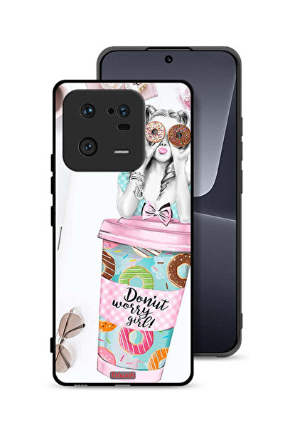 Tolwak Xiaomi 13 Pro Protective Case Cover Donut Worry Girl
