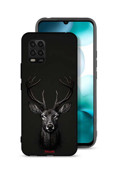 Tolwak غطاء حماية لهاتف شاومي مي 10 لايت 5G، رسمة غزال رقمية