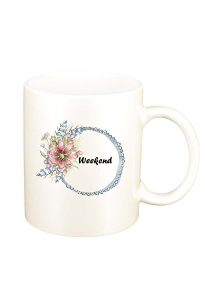 INOVATIX Cana alba personalizata, Flori, Weekend, D1035, INOVATIX®. 330ml