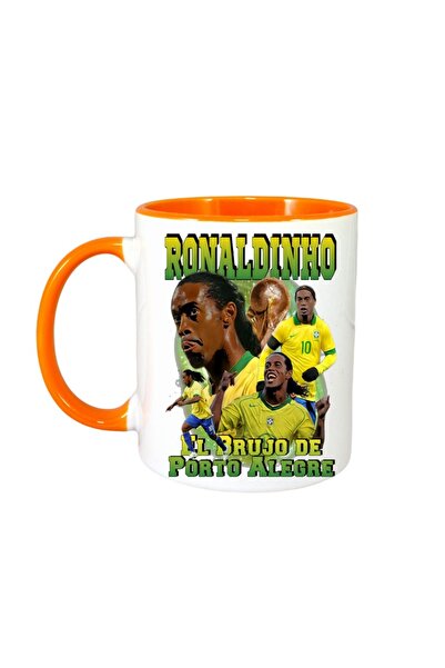 INOVATIX Cana Alba Personalizata, Ronaldinho Brasil, Maner Si Interior Portoc...
