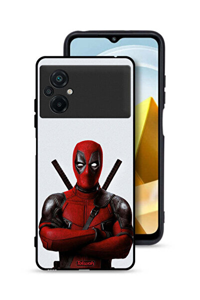 Tolwak غطاء حماية لهاتف Xiaomi Poco M5 4G بتصميم Deadpool