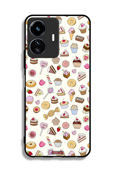 Tolwak Vivo Y77e 5G Protective Case Cover Pattern Of Favorite Items