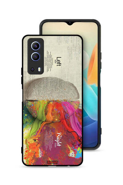 Tolwak غطاء حماية Vivo Y72 5G بتصميم تجريدي لعلم الدماغ
