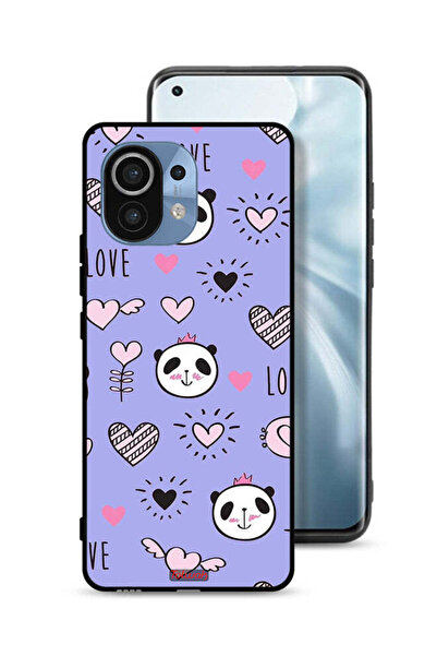Tolwak غطاء حماية لهاتف شاومي مي 11 برسومات الحب والباندا
