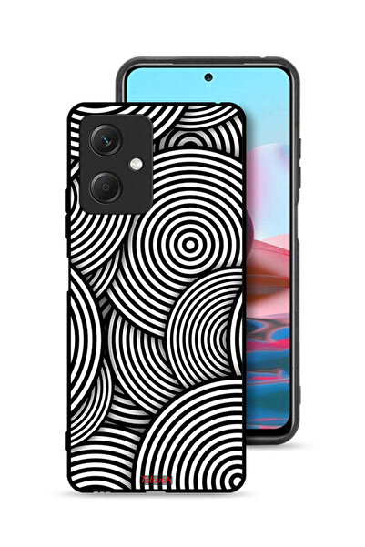 Tolwak غطاء حماية لهاتف شاومي ريدمي نوت 12 بنمط دوائر وهمية