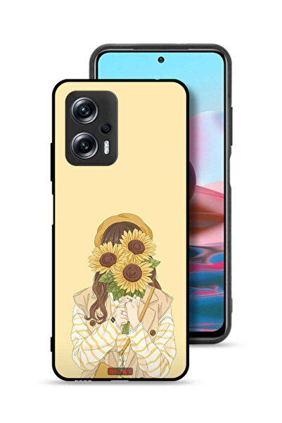 Tolwak غطاء حماية لهاتف Xiaomi Poco X4 GT بنقشة عباد الشمس