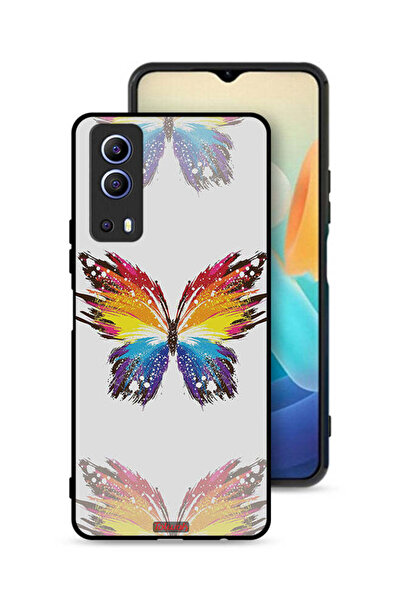 Tolwak غطاء حماية لهاتف Vivo iQOO Z3 5G بخلفية بسيطة وفن رقمي وبساطة الفراشة