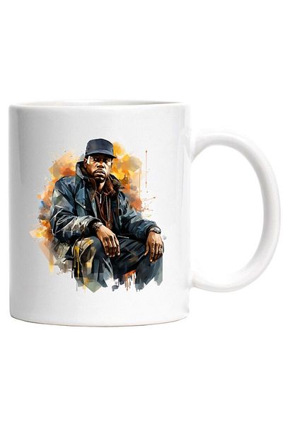 INOVATIX Personalized white mug, Jay-Z, Artist, Musician, Rapper, Celebrity, INOVATIX®. 330ml