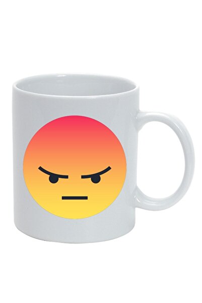 INOVATIX Cana alba personalizata, personalizata Emoji Angry ,29, INOVATIX®. 3...