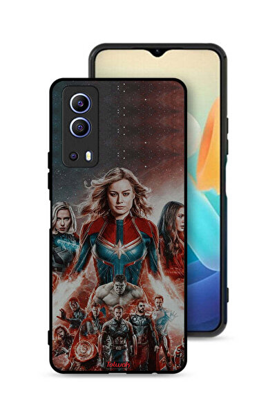 Tolwak غطاء حماية لجهاز Vivo Y72 5G بتصميم Avengers
