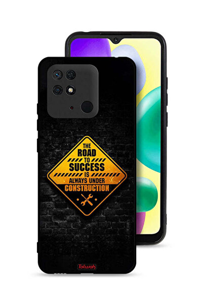 Tolwak غطاء حماية لهاتف Xiaomi Redmi 10C الطريق إلى النجاح دائمًا قيد الإنشاء
