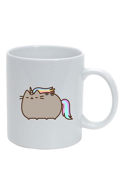 INOVATIX Personalized white mug, Emoji Cat, white, D1017, INOVATIX®. 330ml