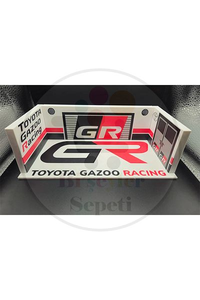 Bi'şeyler Sepeti Toyota Gazoo 1:64 Diorama Garage Parking Diecast - Vehicle Not Included.