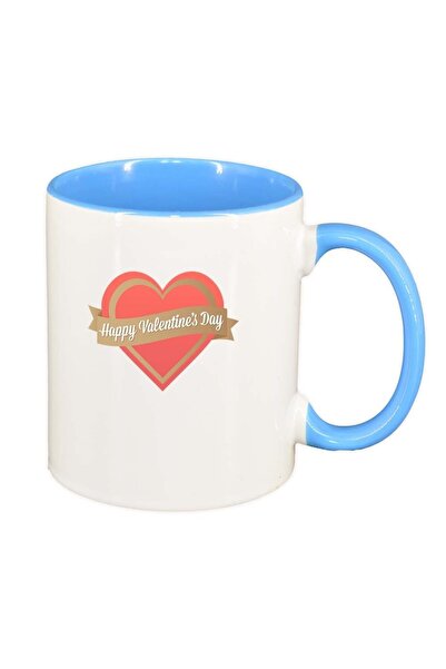 INOVATIX Cana alba personalizata, Love, interior albastru, D336, INOVATIX®. 3...