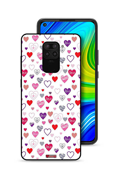 Tolwak غطاء حماية لهاتف شاومي ريدمي نوت 9 بنقشة قلوب