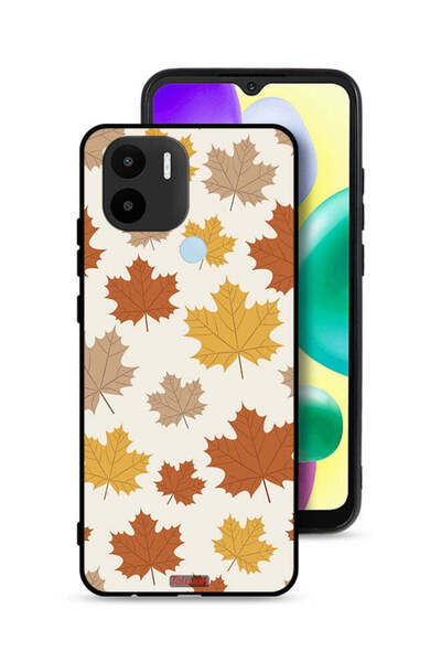 Tolwak غطاء حماية لهاتف Xiaomi Redmi A1 Plus بنقشة أوراق الخريف