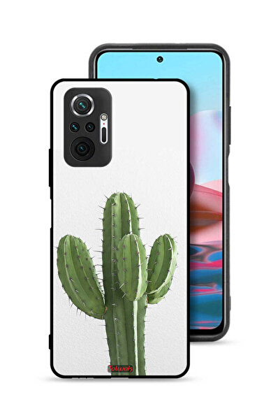 Tolwak غطاء حماية لهاتف شاومي ريدمي نوت 10 برو 4G بنقشة نبات الصبار