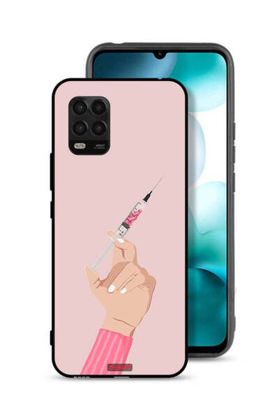 Tolwak غطاء حماية لهاتف شاومي مي 10 لايت 5G بطبعة Love Injection