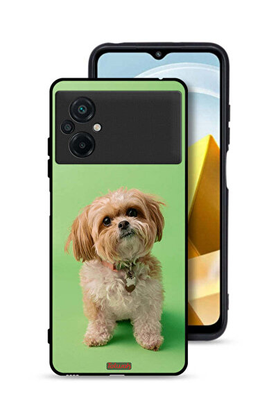 Tolwak Xiaomi Poco M5 4G Protective Case Cover Cute Puppy