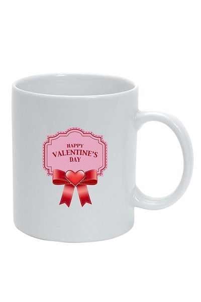 INOVATIX Personalized white mug, Love, white, D400, INOVATIX®. 330ml