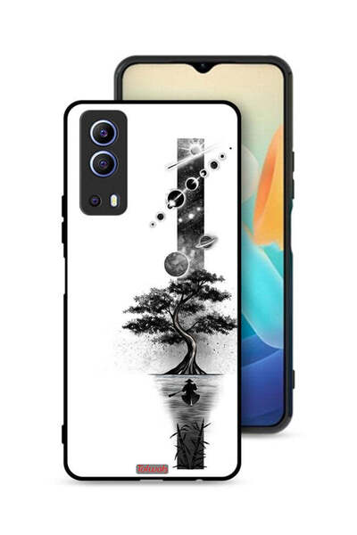 Tolwak Vivo Y72 5G Protective Case Cover Earth Space Art