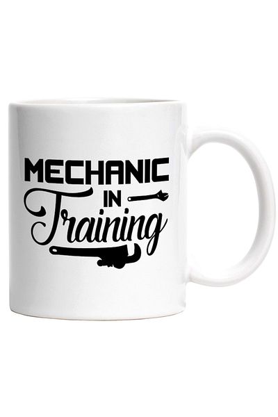 INOVATIX Personalized white mug, for mechanics who are still training, INOVATIX®. 330ml