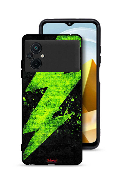 Tolwak غطاء حماية لهاتف Xiaomi Poco M5 4G بنمط كهربائي