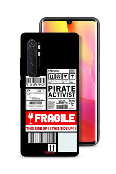 Tolwak غطاء حماية لهاتف شاومي مي نوت 10 لايت، ملصق ناشط خاص قابل للكسر