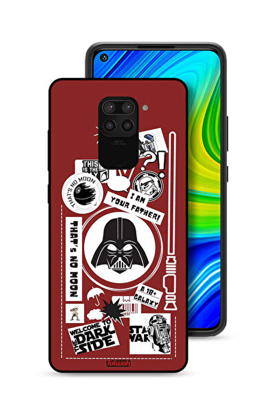 Tolwak غطاء حماية لهاتف شاومي ريدمي نوت 9 - ملصق "مرحبًا بكم في الجانب المظلم"