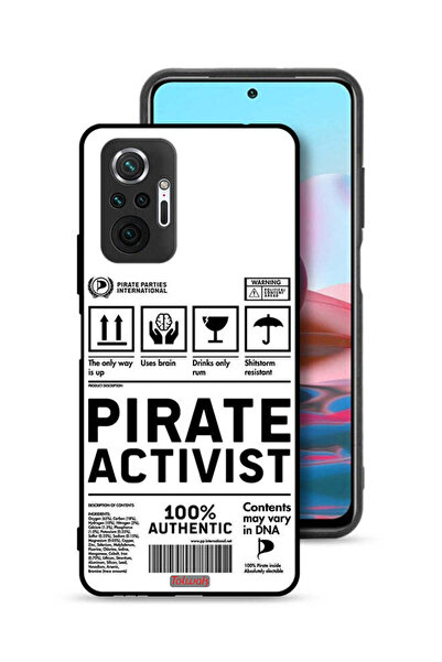 Tolwak غطاء حماية لهاتف شاومي ريدمي نوت 10 برو 4G، ملصق ناشط خاص