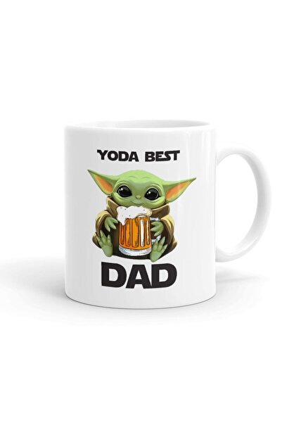 INOVATIX Cană albă personalizată, Yoda Cel mai bun tată, INOVATIX®. 330 ml