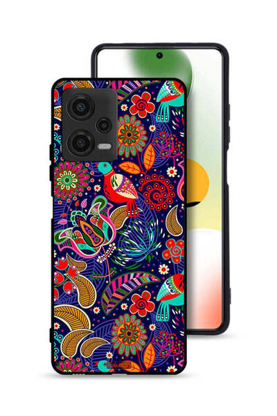 Tolwak غطاء حماية لهاتف Xiaomi Poco X5 بنقشة طيور وزهور