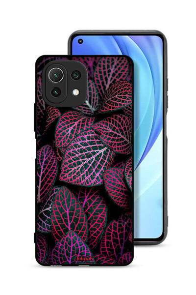 Tolwak غطاء حماية لهاتف شاومي مي 11 لايت بطبعة أوراق سالجا