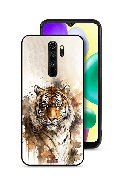 Tolwak غطاء حماية لهاتف شاومي ريدمي نوت 8 برو بنقشة الفهد التجريدي