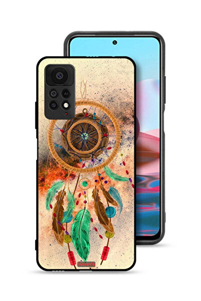 Tolwak غطاء حماية لهاتف شاومي ريدمي نوت 11 برو 5G بنقشة ريش ماندالا معلق