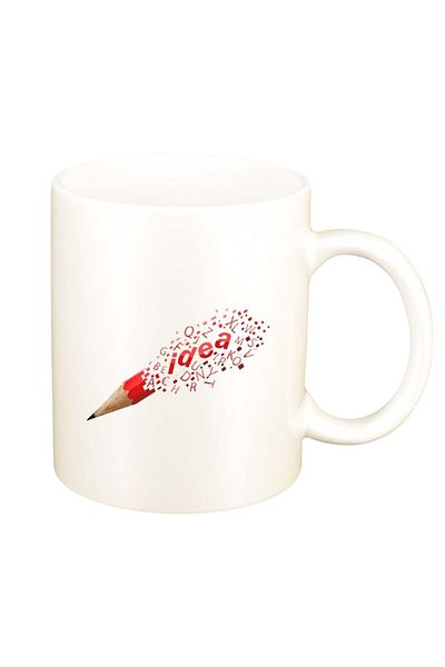 INOVATIX Personalized white mug, Idea, D296, INOVATIX®. 330ml