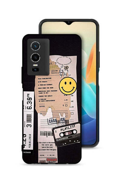 Tolwak غطاء حماية لهاتف Vivo Y76 5G مع ملصق قائمة تشغيل