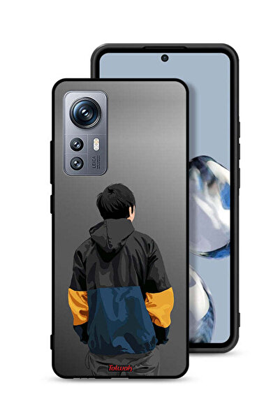 Tolwak غطاء حماية لهاتف Xiaomi 12S بتصميم صورة فنية لولد