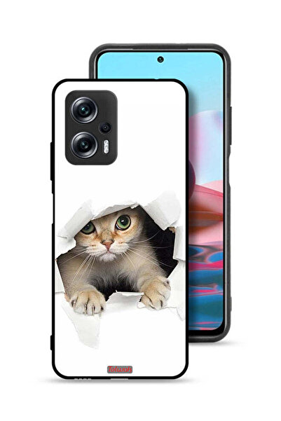 Tolwak غطاء حماية لهاتف شاومي ريدمي نوت 11T برو 5G بتصميم قطة