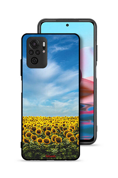 Tolwak غطاء حماية لهاتف Xiaomi Poco M5s بطبعة عباد الشمس تحت السماء