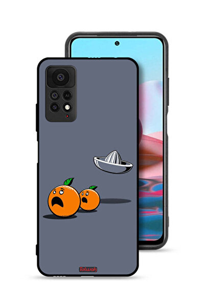 Tolwak غطاء حماية لهاتف شاومي ريدمي نوت 11 برو 5G، تصميم فني رقمي بسيط وفكاهي