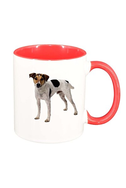 INOVATIX Cana alba personalizata, Dog, interior rosu, D350, INOVATIX®. 330ml